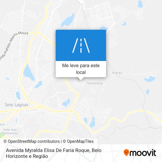 Avenida Myralda Elisa De Faria Roque mapa