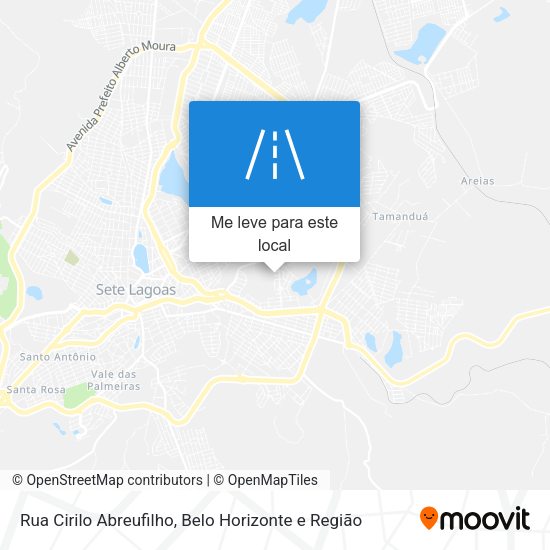 Rua Cirilo Abreufilho mapa