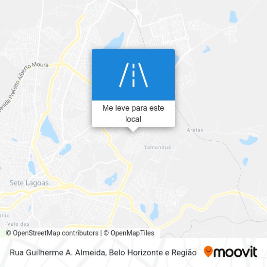 Rua Guilherme A. Almeida mapa