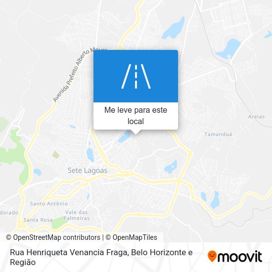 Rua Henriqueta Venancia Fraga mapa