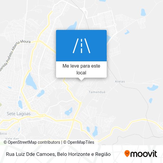 Rua Luiz Dde Camoes mapa