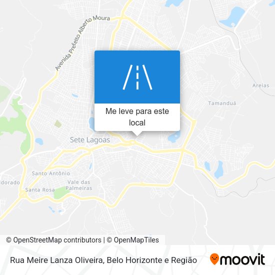 Rua Meire Lanza Oliveira mapa
