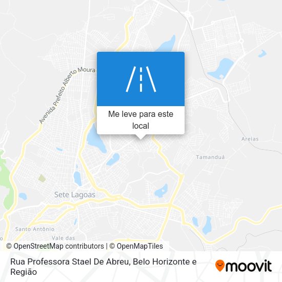 Rua Professora Stael De Abreu mapa