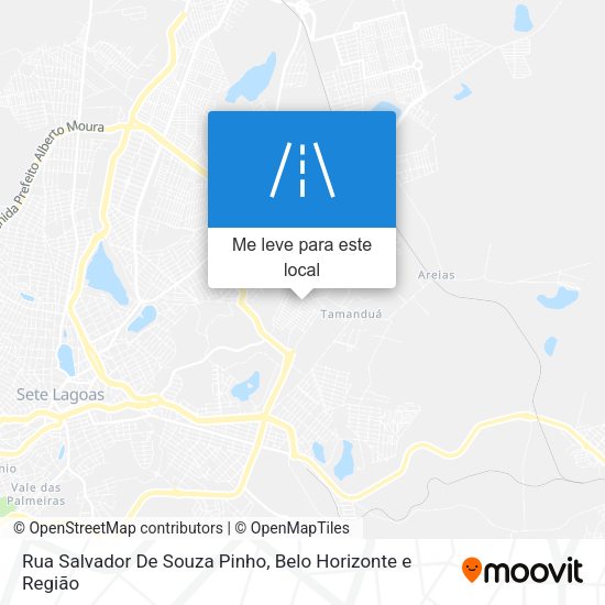 Rua Salvador De Souza Pinho mapa