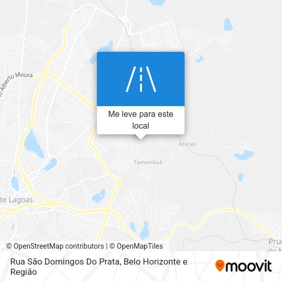 Rua São Domingos Do Prata mapa