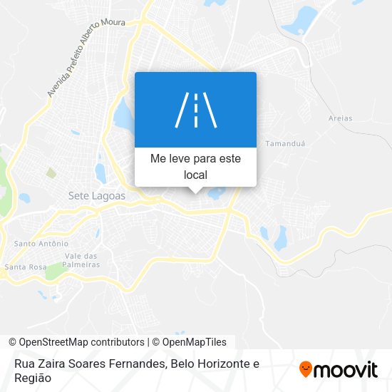 Rua Zaira Soares Fernandes mapa