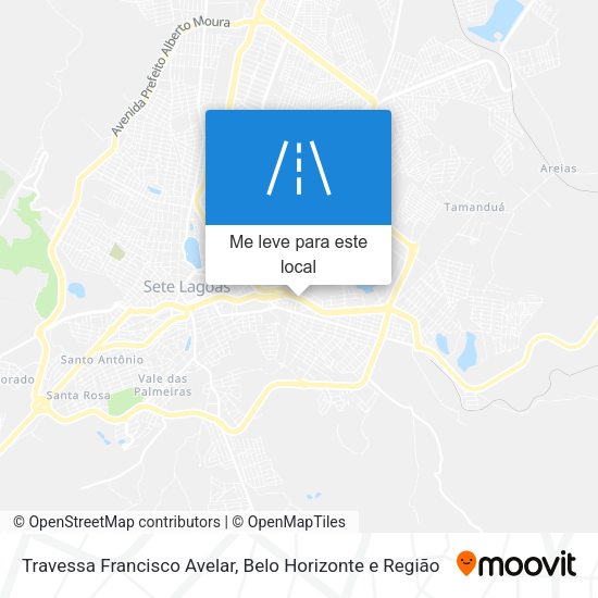 Travessa Francisco Avelar mapa