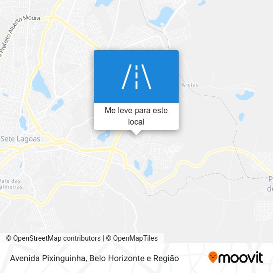 Avenida Pixinguinha mapa