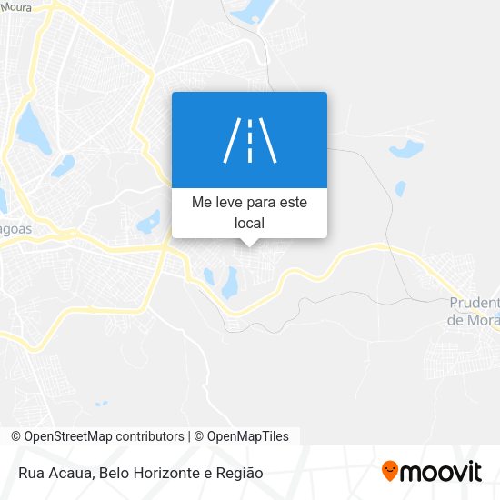 Rua Acaua mapa