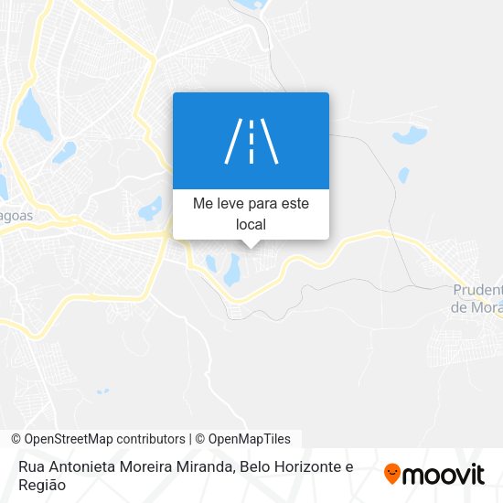Rua Antonieta Moreira Miranda mapa
