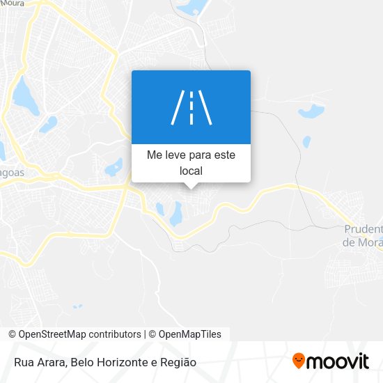 Rua Arara mapa