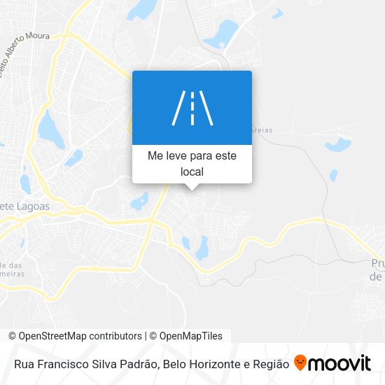 Rua Francisco Silva Padrão mapa