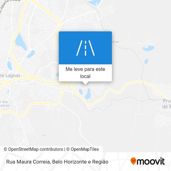 Rua Maura Correia mapa