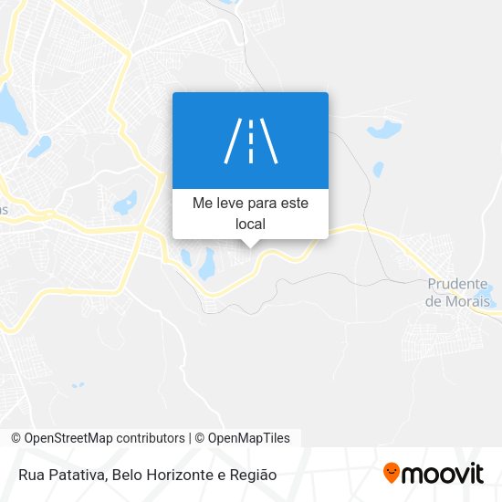 Rua Patativa mapa