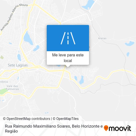 Rua Raimundo Maximiliano Soares mapa