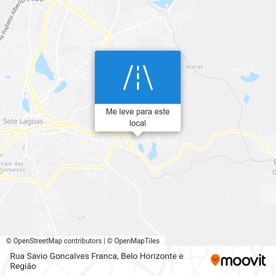 Rua Savio Goncalves Franca mapa