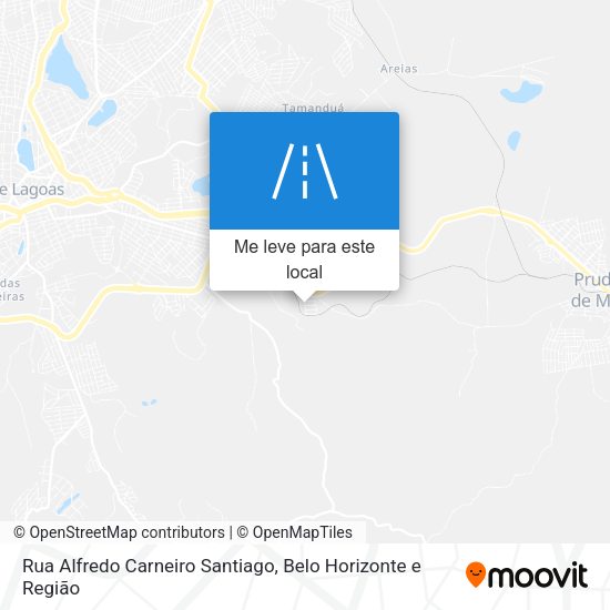 Rua Alfredo Carneiro Santiago mapa