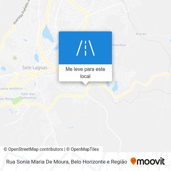 Rua Sonia Maria De Moura mapa