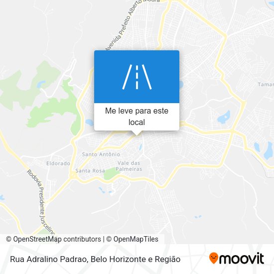 Rua Adralino Padrao mapa