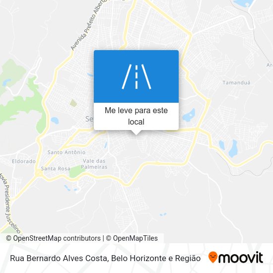 Rua Bernardo Alves Costa mapa