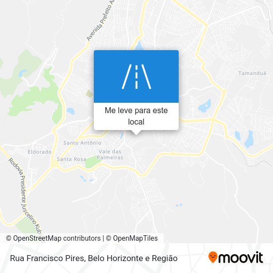 Rua Francisco Pires mapa