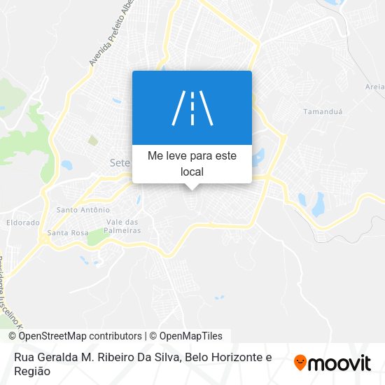 Rua Geralda M. Ribeiro Da Silva mapa