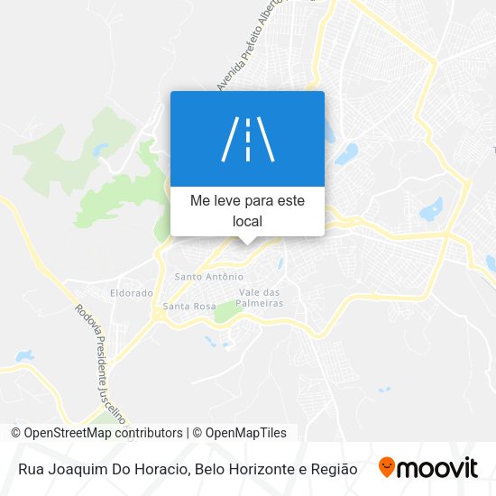 Rua Joaquim Do Horacio mapa