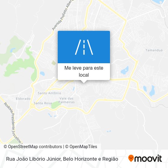 Rua João Libório Júnior mapa