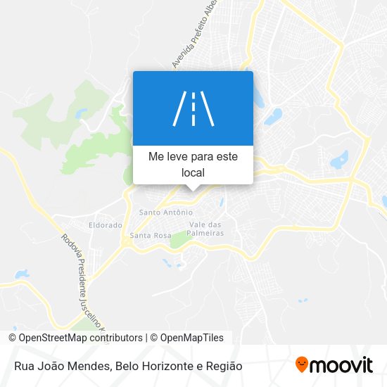 Rua João Mendes mapa