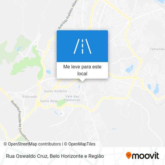 Rua Oswaldo Cruz mapa
