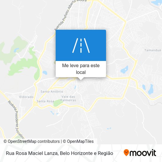 Rua Rosa Maciel Lanza mapa