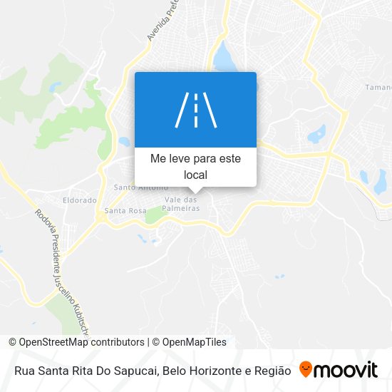 Rua Santa Rita Do Sapucai mapa