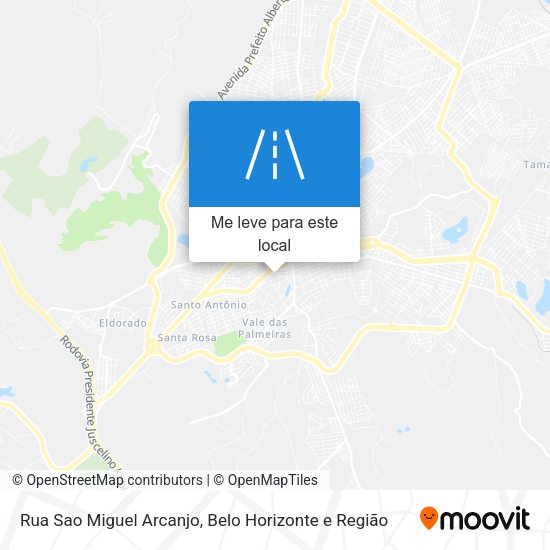 Rua Sao Miguel Arcanjo mapa