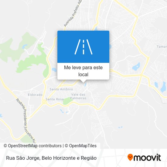 Rua São Jorge mapa