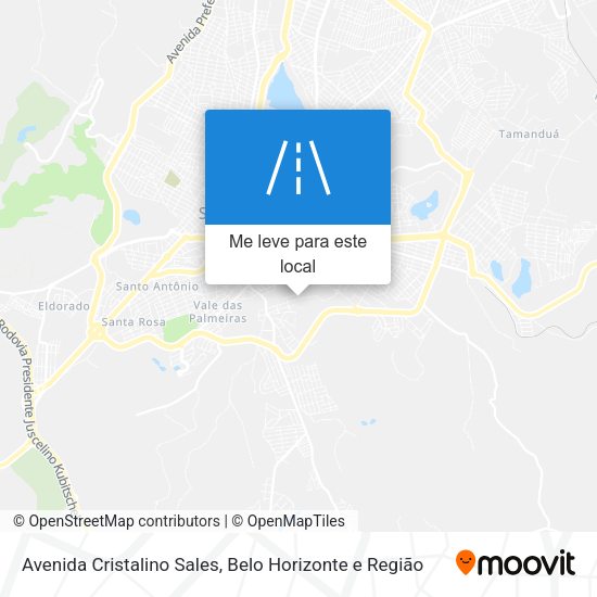 Avenida Cristalino Sales mapa