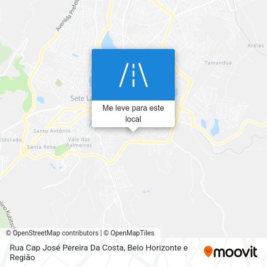 Rua Cap José Pereira Da Costa mapa