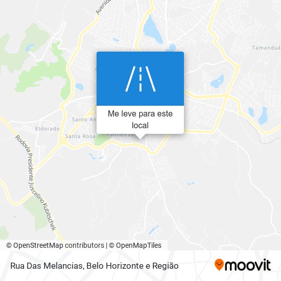 Rua Das Melancias mapa