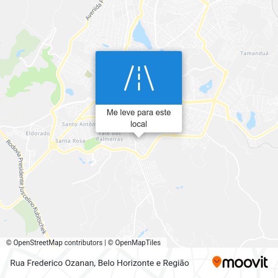 Rua Frederico Ozanan mapa