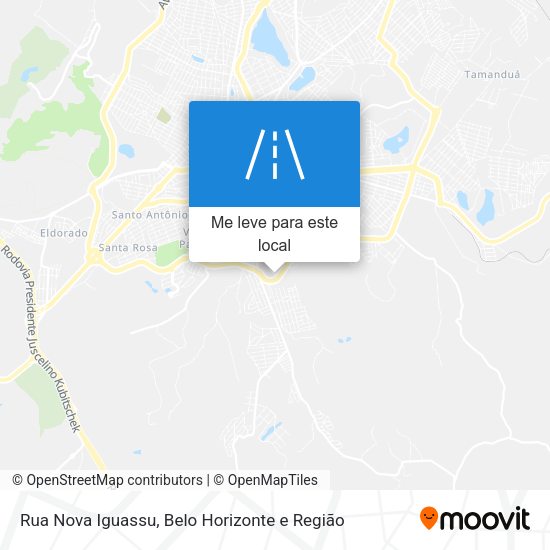 Rua Nova Iguassu mapa
