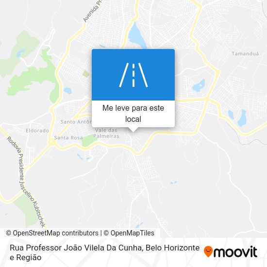 Rua Professor João Vilela Da Cunha mapa
