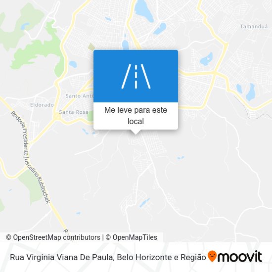 Rua Virginia Viana De Paula mapa