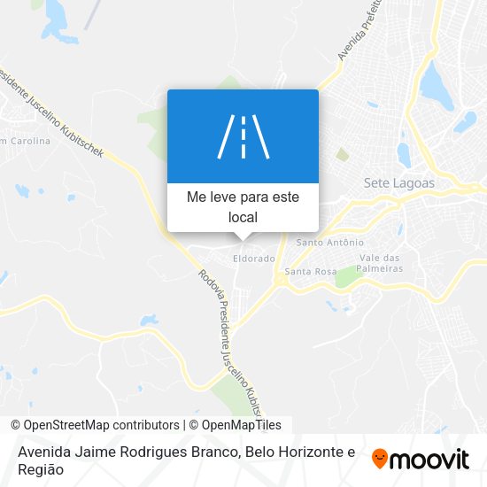 Avenida Jaime Rodrigues Branco mapa