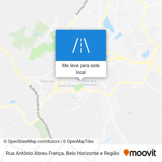 Rua Antônio Abreu França mapa