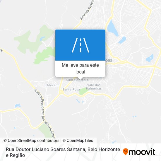 Rua Doutor Luciano Soares Santana mapa