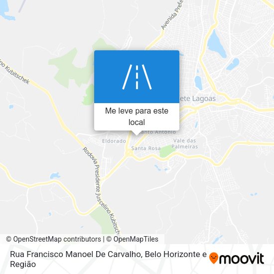 Rua Francisco Manoel De Carvalho mapa