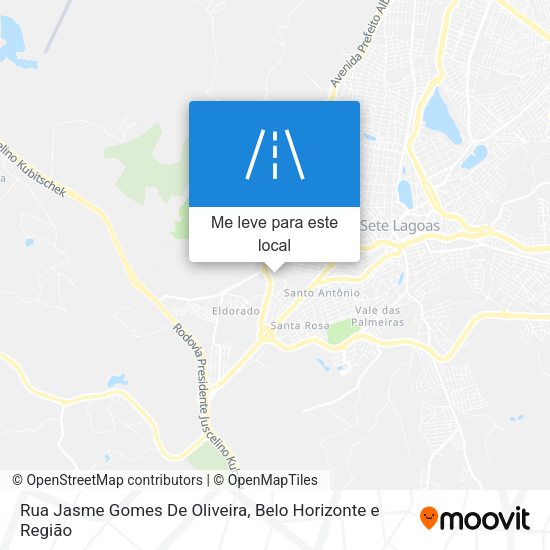 Rua Jasme Gomes De Oliveira mapa