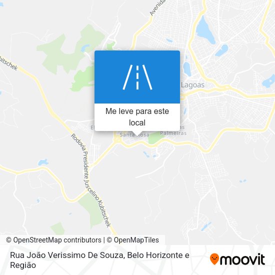 Rua João Verissimo De Souza mapa