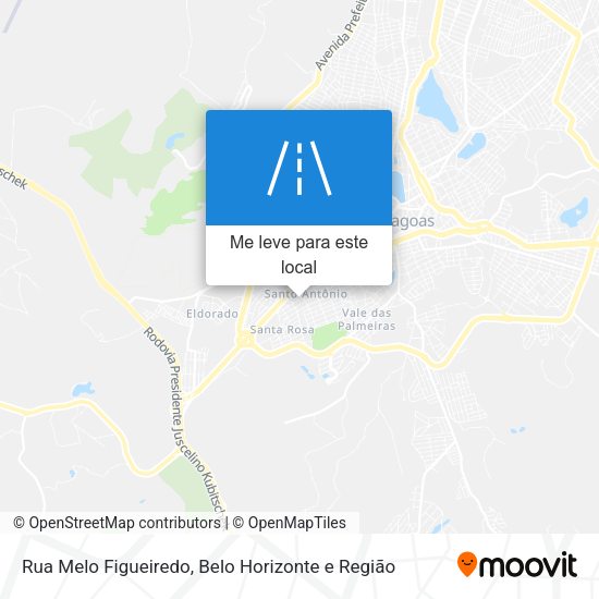 Rua Melo Figueiredo mapa