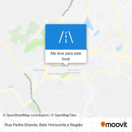 Rua Pedra Grande mapa