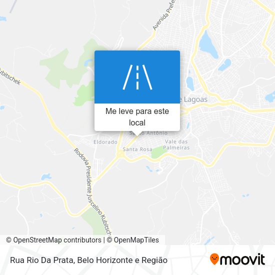 Rua Rio Da Prata mapa
